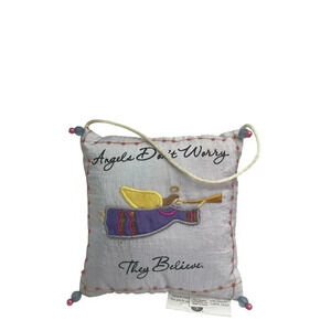 New Creative Enterprise Angels Don’t Worry They Believe Christmas Ornament 5”